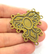 Antique Bronze Pendant Antique Bronze Connector (46x45mm) G8162