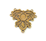 Antique Bronze Pendant Antique Bronze Connector (46x45mm) G8162