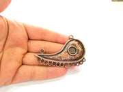 Antique Copper Pendant Antique Copper Plated Pendant (73x47mm) G8168