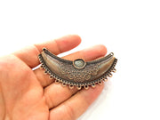 Antique Copper Pendant Antique Copper Plated Pendant (93x32mm) G8172