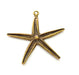 Antique Bronze Large Star Pendant (68mm) G8191