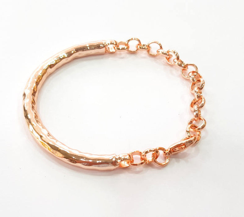 Rose Gold Plated Bracelet Components Bangles Findings For Your Craft  G4260