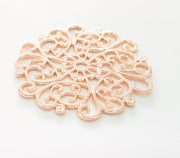 Rose Gold Pendant Rose Gold Plated Pendant (50 mm)  G8211