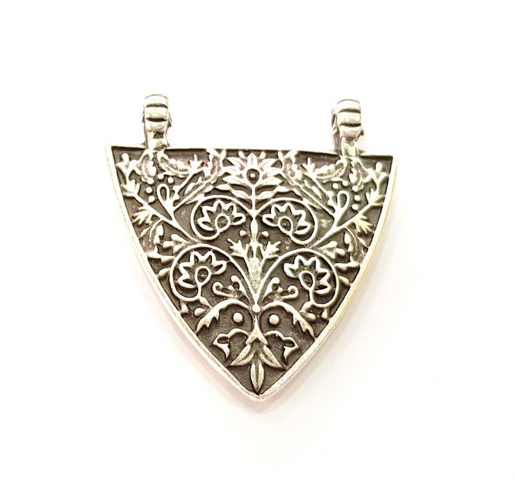 Silver Pendant Antique Silver Plated Pendants (39x35mm) G9962