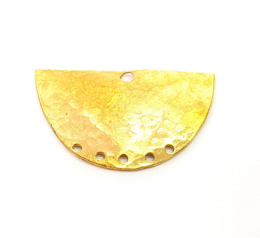 Raw Brass Connector Charms 33x20mm G8231