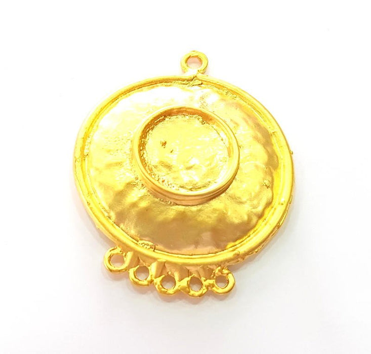 Gold Pendant Blank Gold Plated Pendant (62x50mm)  G8243