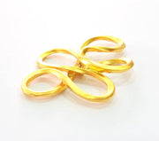 Gold Pendant Connector Gold Plated Pendant (53x39mm) G8246