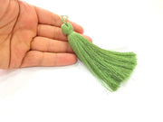 Pickle Green Tassel , Large Thick 113 mm - 4.4 inches G8257