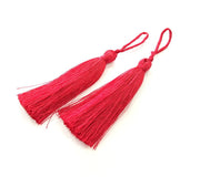 2 Red Tassel (78 mm - 3 inches) G8259