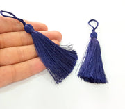 2 Dark Navy Blue Tassel (78 mm - 3 inches) G8260