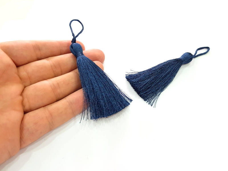 2 Night Blue Tassel (78 mm - 3 inches) G8264