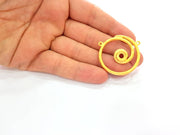 Gold Pendant Connector Gold Plated Pendant (36mm) G8272