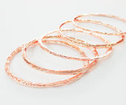 2 Rose Gold Circle Rose Gold Plated Large Circle Ring Round (52 mm)  G7591