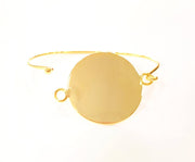 Bangle Blanks Bracelet Blanks Wire Bangle Blanks Cuff Blanks Gold Plated Brass G7629