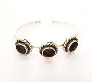 Bracelet Blanks Bangle Blanks Cuff Blanks Adjustable Bracelet Blank Antique Silver Plated Brass ( 10mm Blanks ) G7646