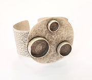 Bracelet Blanks Bangle Blanks Cuff Blanks Adjustable Hammered Bracelet Blank Antique Silver Plated Brass ( 20mm-14mm-10mm Blanks )  G12926