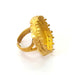 Raw Brass Ring Blank Bezel Settings Cabochon Base Mountings Adjustable (25mm blank ) G10457