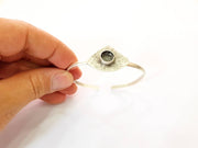 Bracelet Blanks Bangle Blanks Cuff Blanks Adjustable Bracelet Blank Antique Silver Plated Brass ( 10mm Blanks ) G7673