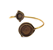 Bracelet Blanks Bangle Blanks Cuff Blanks Adjustable Bracelet Blank Antique Bronze Plated Brass ( 20mm and 10mm Blanks ) G7717