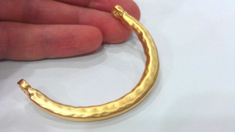 3 Pcs Bangle Bracelet Components Bracelet For Your Craft , Findings, Gold Plated Metal  G12920