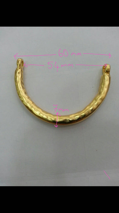 3 Pcs Bangle Bracelet Components Bracelet For Your Craft , Findings, Gold Plated Metal  G12920