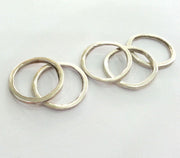 30 Circle Connector Antique Silver Plated Round Connector ,Findings  (22 mm) G10984