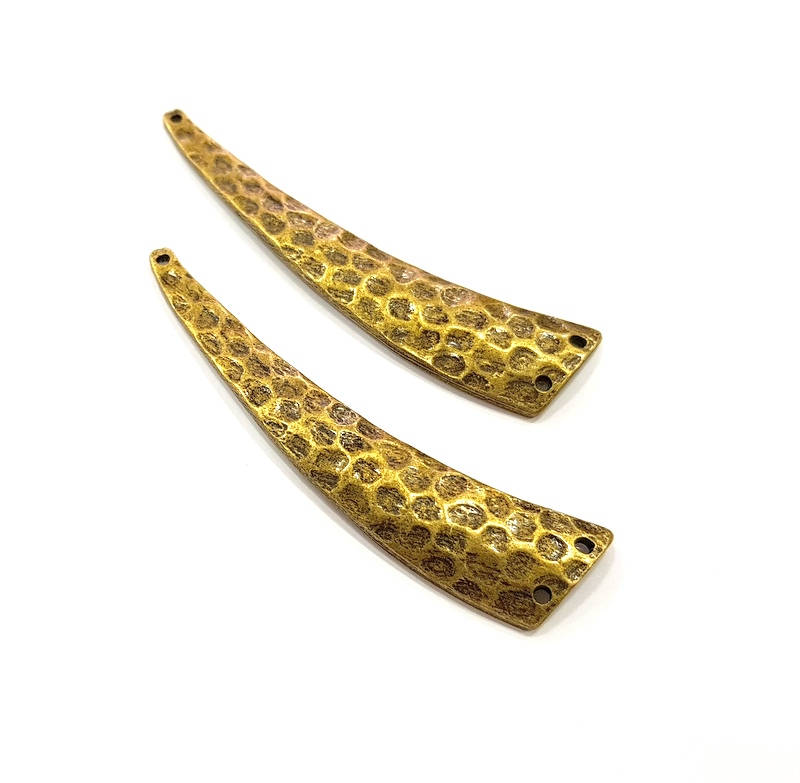 Antique Bronze Connector Pendant (63x14mm) G7747