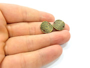 10 Antique Bronze Connector Pendant (15x15mm) G7748