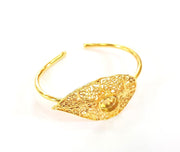 Gold Bangle Blanks Bracelet Blanks Cuff Blanks Adjustable Bracelet Blank Gold Plated Brass (10mm Blanks ) G7766