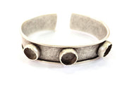 Bracelet Blanks Bangle Blanks Cuff Blanks Adjustable Bracelet Blank Antique Silver Plated Brass ( 10mm Blanks ) G7767