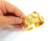 Gold Bangle Blanks Bracelet Blanks Hammered Cuff Blanks Adjustable Bracelet Blank Gold Plated Brass (16mm,16mm,10mm Blanks) G7768