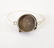 Bracelet Blanks Bangle Blanks Cuff Blanks Adjustable Bracelet Blank Antique Silver Plated Brass ( 24mm Blanks ) G7813