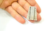 Silver Pendant Antique Silver Plated Pendants (38x28mm)  G7833