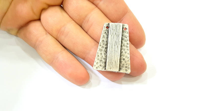Silver Pendant Antique Silver Plated Pendants (38x28mm)  G7833
