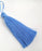 Dark Periwinkle Tassel , Large Thick 113 mm - 4.4 inches G8299