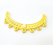 Gold Pendant Gold Plated Necklace Connector (55x12mm)  G7884