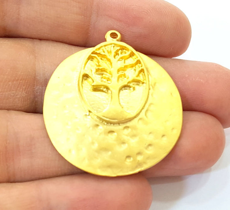 Gold Tree Charms Gold Plated  Charms (38mm)  G7887