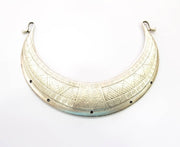 Large Pendant Antique Silver Plated Pendant Collar Pendant  (145x32mm)  G8306