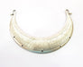 Large Pendant Antique Silver Plated Pendant Collar Pendant  (145x32mm)  G8306