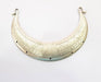 Large Pendant Antique Silver Plated Pendant Collar Pendant  (145x32mm)  G8306