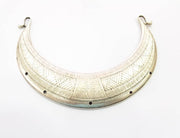 Large Pendant Antique Silver Plated Pendant Collar Pendant  (145x32mm)  G8306