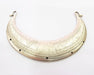Large Pendant Antique Silver Plated Pendant Collar Pendant  (145x32mm)  G8306