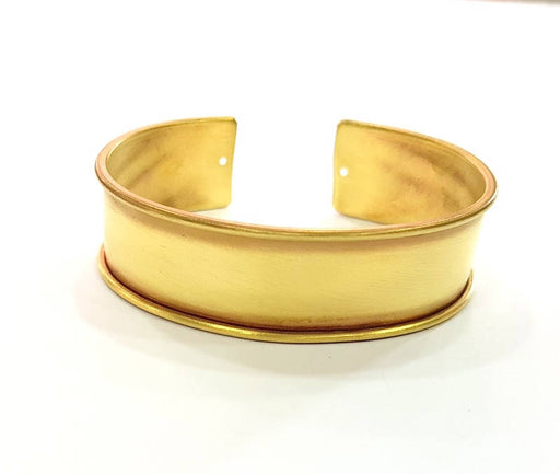 10 Pcs Raw Brass Bangle Blanks Bracelet Blanks Cuff Blanks Adjustable Bracelet Blank ( 20mm ) G7905