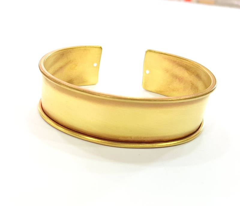 Raw Brass Bangle Blanks Bracelet Blanks Cuff Blanks Adjustable Bracelet Blank ( 20mm ) G7905