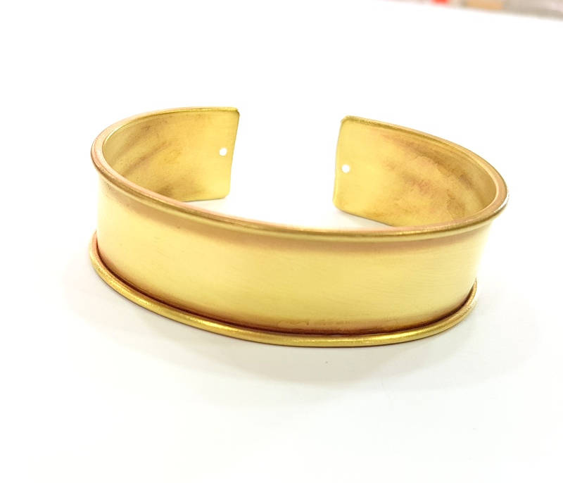 10 Pcs Raw Brass Bangle Blanks Bracelet Blanks Cuff Blanks Adjustable Bracelet Blank ( 20mm ) G7905