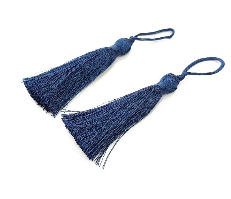 2 Night Blue Tassel (78 mm - 3 inches) G8308