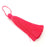 Fuschia Tassel , Large Thick 113 mm - 4.4 inches G8310