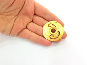 Gold Pendant Gold Plated Pendant (41mm)  G8386