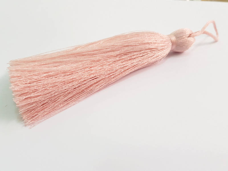 Light Pink Tassel ,   Large Thick  113 mm - 4.4 inches   G7952