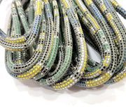 Green Cord 1mt-3.3 ft (6mm) imitation Leather Lacing G8014
